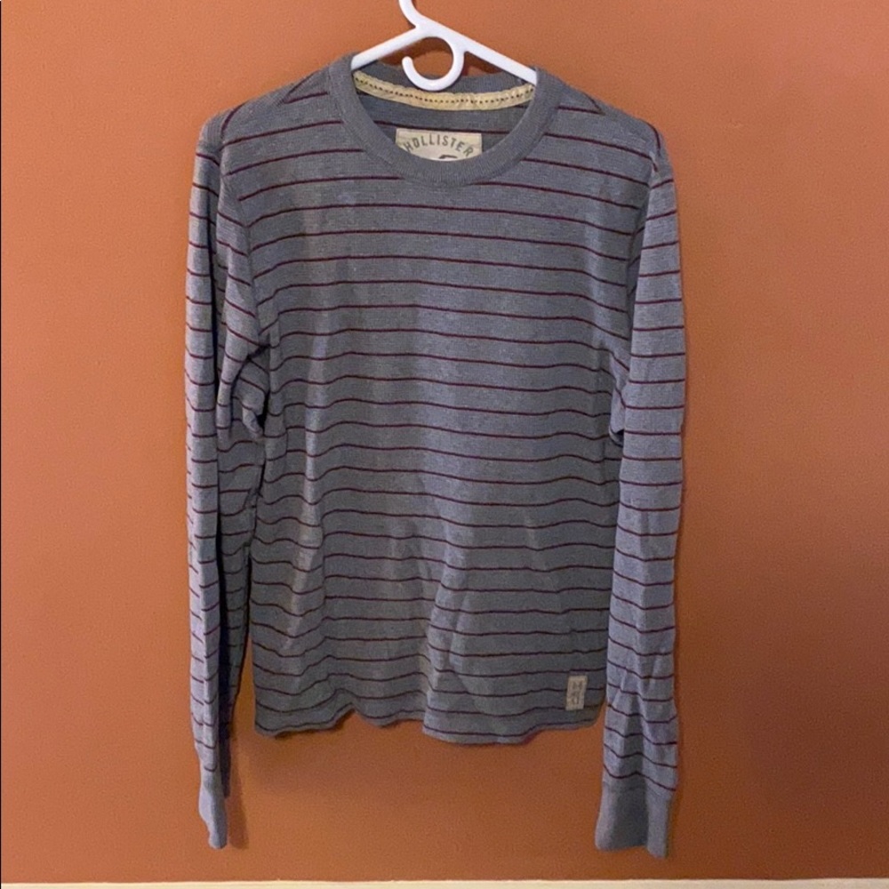 Men’s long sleeve Henley/waffle shirt